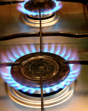Quemadores de una cocina