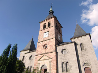 Fototapeta na wymiar Kirche - La Bresse, Vogesen - Frankreich