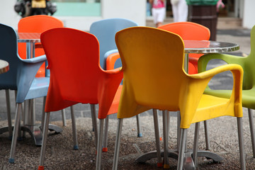 Argentred and white interior design