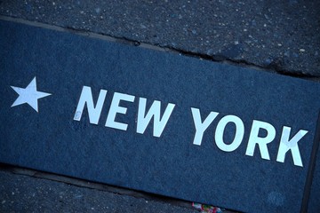 New York - Schriftzug