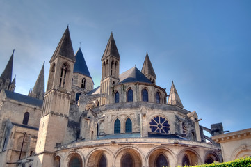 Fototapeta na wymiar Abbey mężczyzn - Caen