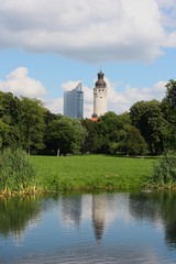 Fototapeta na wymiar Johannapark Leipzig