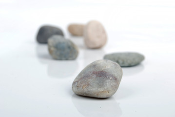 Fototapeta na wymiar round stones
