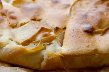 background of apple pie