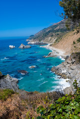 Fototapeta na wymiar Big Sur, Monterey Bay, California
