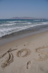 Kos beach in Greece