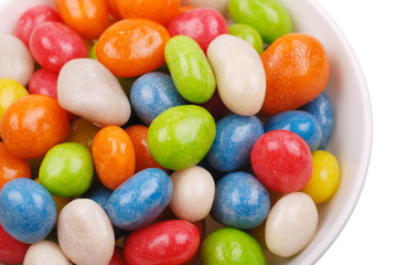 Fototapeta na wymiar Multicolored sweets covered with glaze