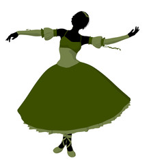 Ballerina Illustration Silhouette © Kathy Gold