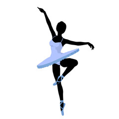 Ballerina Illustration Silhouette