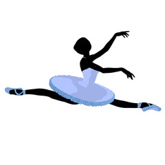 Ballerina Illustration Silhouette © Kathy Gold
