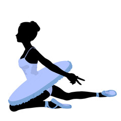 Ballerina Illustration Silhouette © Kathy Gold