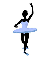 Ballerina Illustration Silhouette © Kathy Gold
