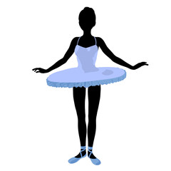 Ballerina Illustration Silhouette © Kathy Gold