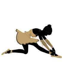 Ballerina Illustration Silhouette © Kathy Gold