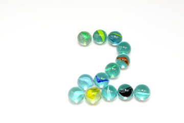 color glass balls