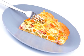 Quiche au chèvre