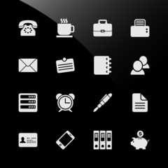 Office Work Workplace Business Financial Web Icons