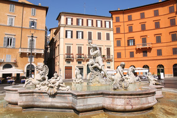 Fototapeta na wymiar Piazza Navona, Rzym, Włochy