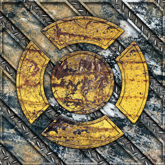 metal construction background