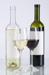 White and red wine