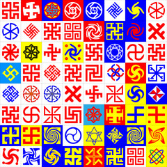 Runes. occult symbols