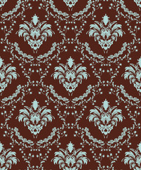 seamless damask pattern