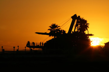 Atardecer sobre Torrox-Costa