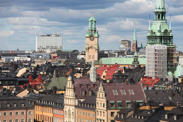 Naklejka premium Gamla Stan in Stockholm