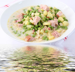 Erbsensuppe mit Kassler
