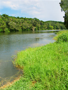 Barron River In Queensland, Australia