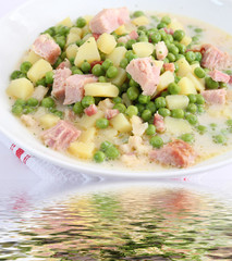 Erbsensuppe mit Kassler