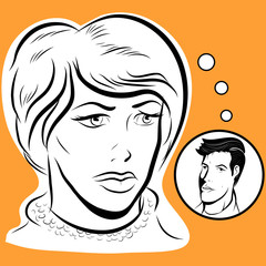 femme et homme amoureux