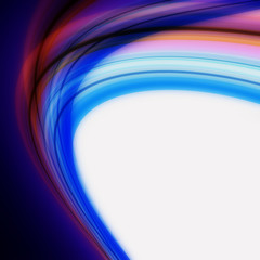 Geschwungene farbige Streifen mit Platz für Text