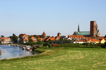 Ribe Stadt in Dänemark