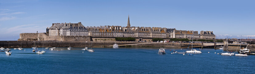 Panorama de Saint Malo, Bretagne - France - obrazy, fototapety, plakaty
