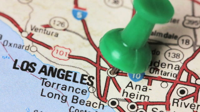 Push pin in Los Angeles