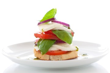 Tomato, Basil and Mozzarella
