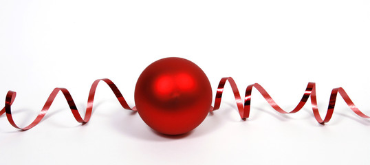 Red christmas ball