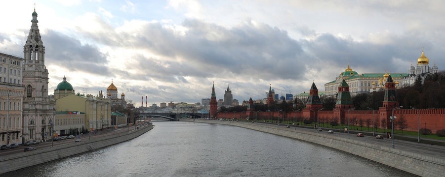 Moscow river from a bridge