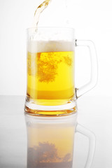 beer in glass