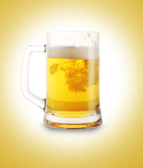 beer in glass