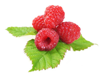 Ripe red raspberries © Denis Tabler