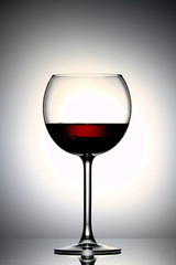 Still-life with the wine glass