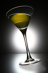 Still-life with the coctail glass