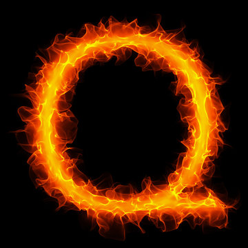 Fire letter Q