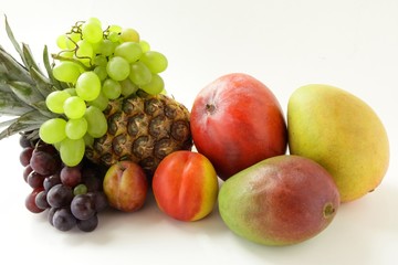 various fruits