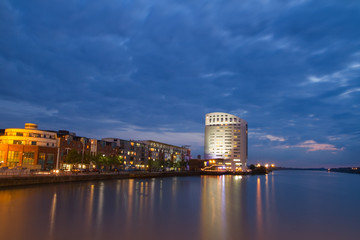 Limerick cityscape at dusk
