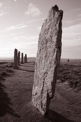 Ring of Brogar in the Orkney Islands, Scotland