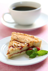 Raspberry Almond Tart
