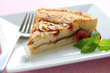 Raspberry Almond Tart